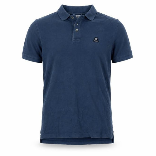 TOG24 Men's Blue Cotton Polo Shirt Size M Classic Fit