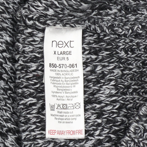 Next Men’s Grey Chunky Knit High Neck Button Jumper XL
