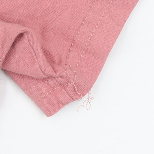 Superdry Womens Pink Graphic Logo T-Shirt UK 12 Short Sleeve Cotton