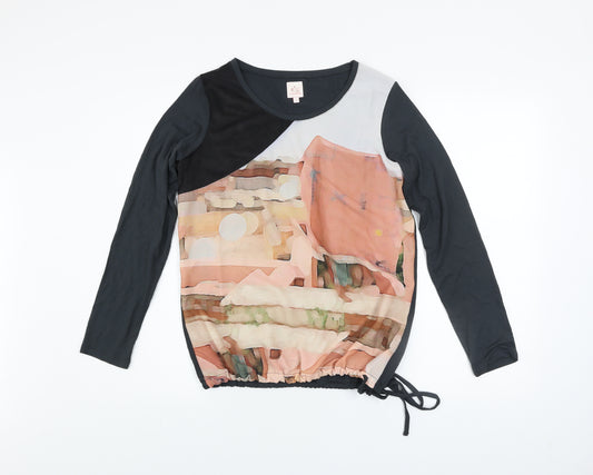 Miss by Captain Tortue Women’s Multicoloured Long Sleeve Art Print Top Size S