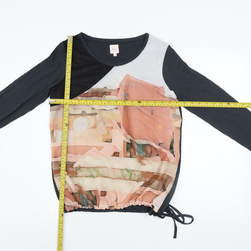 Miss by Captain Tortue Women’s Multicoloured Long Sleeve Art Print Top Size S