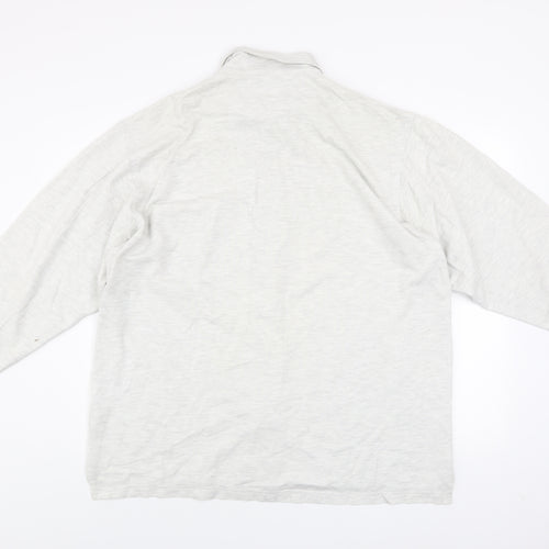 Department Clothing Men's Grey XL Cotton Long Sleeve Button-Up Shirt