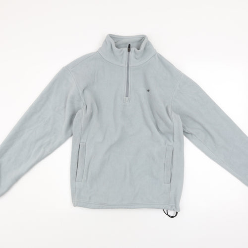 MP Men’s Grey Fleece 1/4 Zip Pullover Sweatshirt Size S