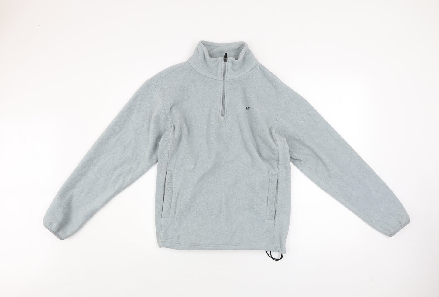 MP Men’s Grey Fleece 1/4 Zip Pullover Sweatshirt Size S