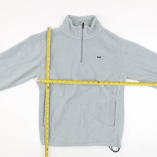 MP Men’s Grey Fleece 1/4 Zip Pullover Sweatshirt Size S