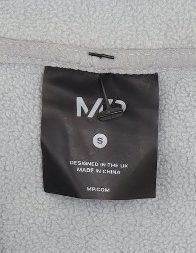 MP Men’s Grey Fleece 1/4 Zip Pullover Sweatshirt Size S