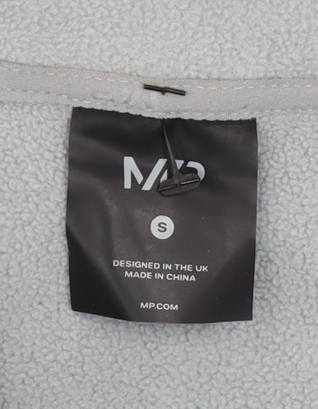 MP Men’s Grey Fleece 1/4 Zip Pullover Sweatshirt Size S