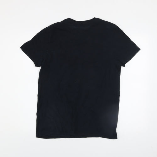 Hanna-Barbera Men’s Black Tom & Jerry Graphic T-Shirt Size M