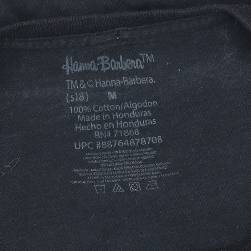 Hanna-Barbera Men’s Black Tom & Jerry Graphic T-Shirt Size M