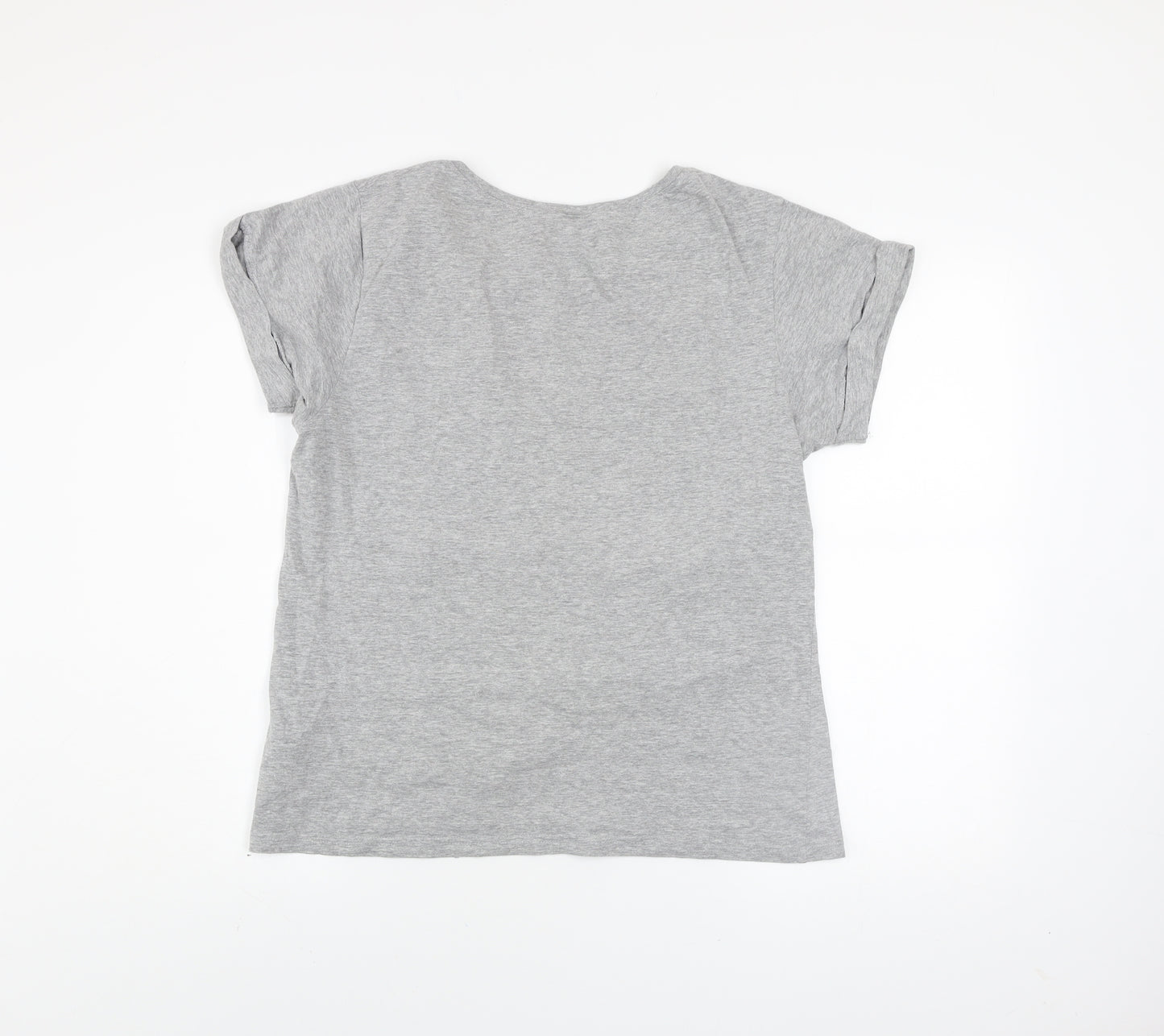 Star Wars Women Grey Princess Leia Graphic T-Shirt Medium