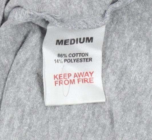 Star Wars Women Grey Princess Leia Graphic T-Shirt Medium