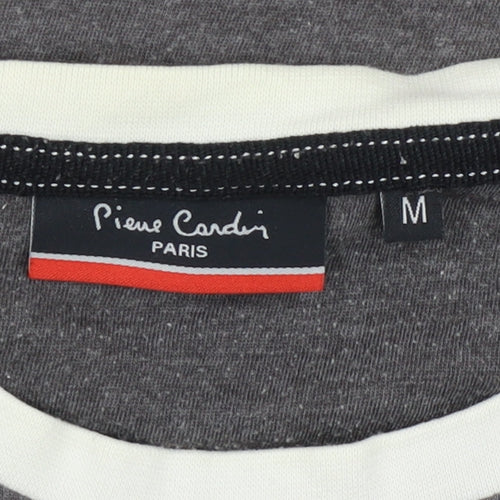 Pierre Cardin Men's Grey Crew Neck Short Sleeve T-Shirt M