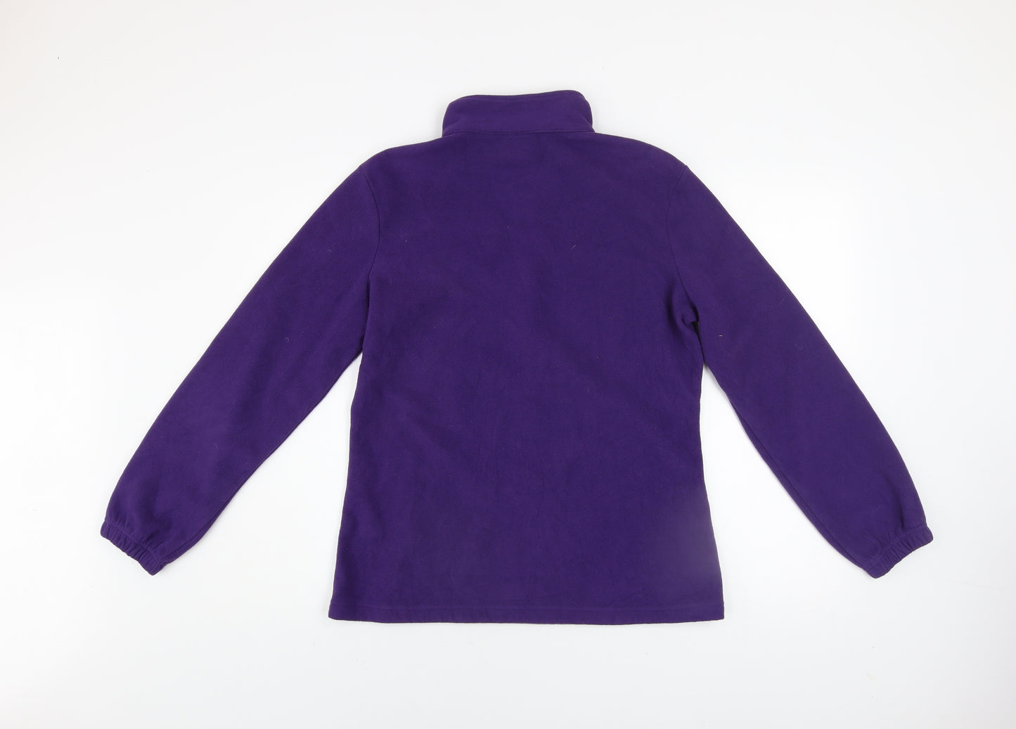 NFL Team Apparel Womens Purple Fleece 1/4 Zip Sweatshirt Size M