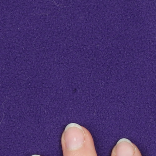 NFL Team Apparel Womens Purple Fleece 1/4 Zip Sweatshirt Size M