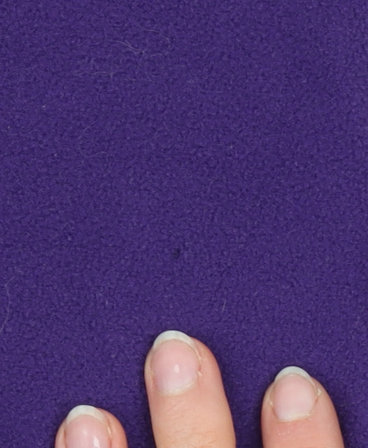 NFL Team Apparel Womens Purple Fleece 1/4 Zip Sweatshirt Size M