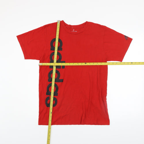 Adidas Men's Red The Go-To Tee T-Shirt Size M Cotton Casual