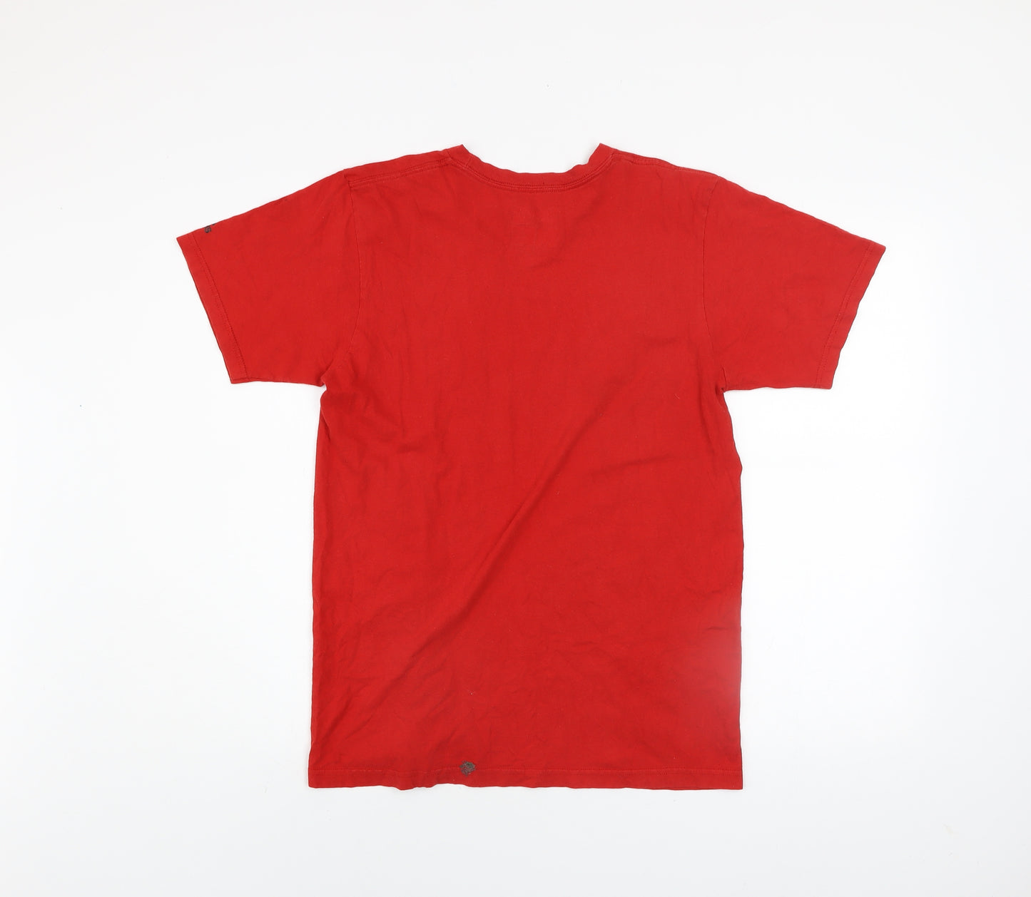 Adidas Men's Red The Go-To Tee T-Shirt Size M Cotton Casual