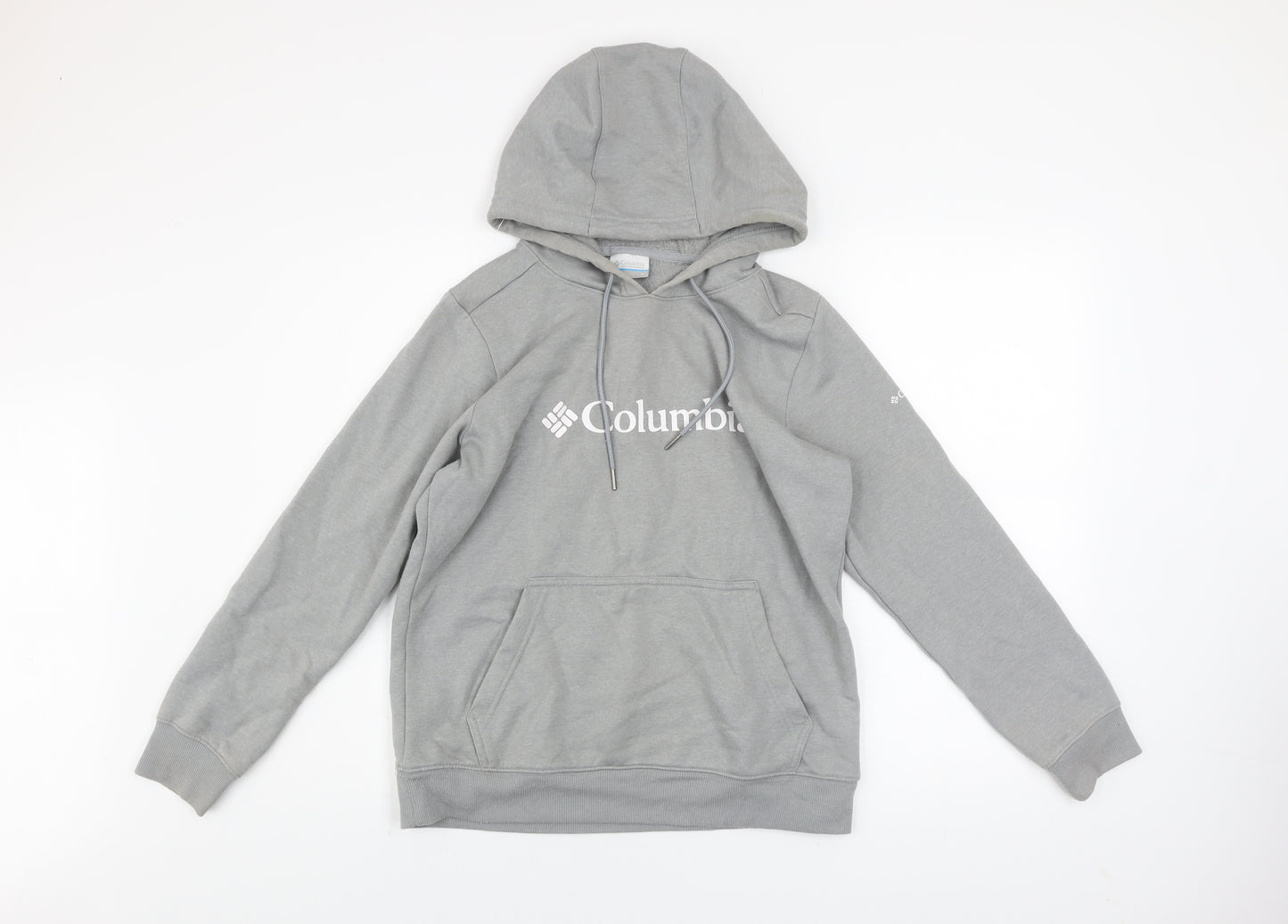 Columbia Men's Grey Pullover Hoodie Medium Outdoor Fleece