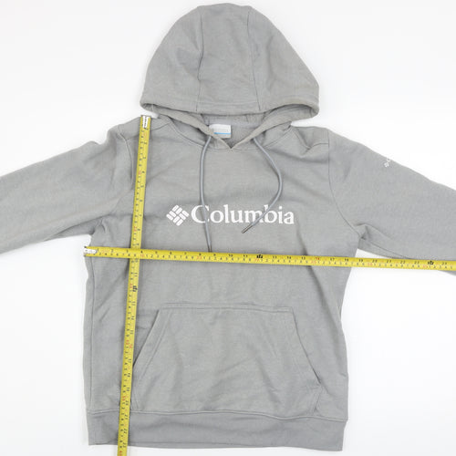 Columbia Men's Grey Pullover Hoodie Medium Outdoor Fleece
