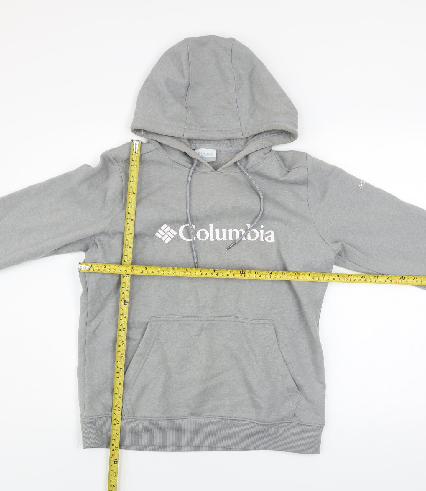 Columbia Men's Grey Pullover Hoodie Medium Outdoor Fleece