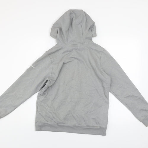 Columbia Men's Grey Pullover Hoodie Medium Outdoor Fleece