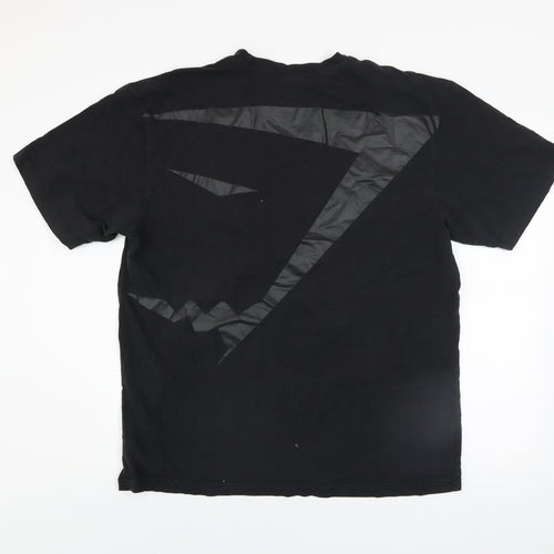 Gymshark Men's Black XL Athletic Stretch Crew Neck T-Shirt