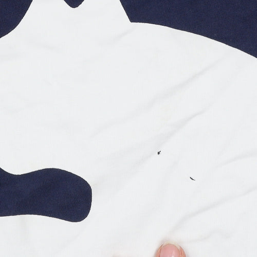 Puma Men's Blue Graphic Sports T-Shirt Size M Cotton Crew Neck