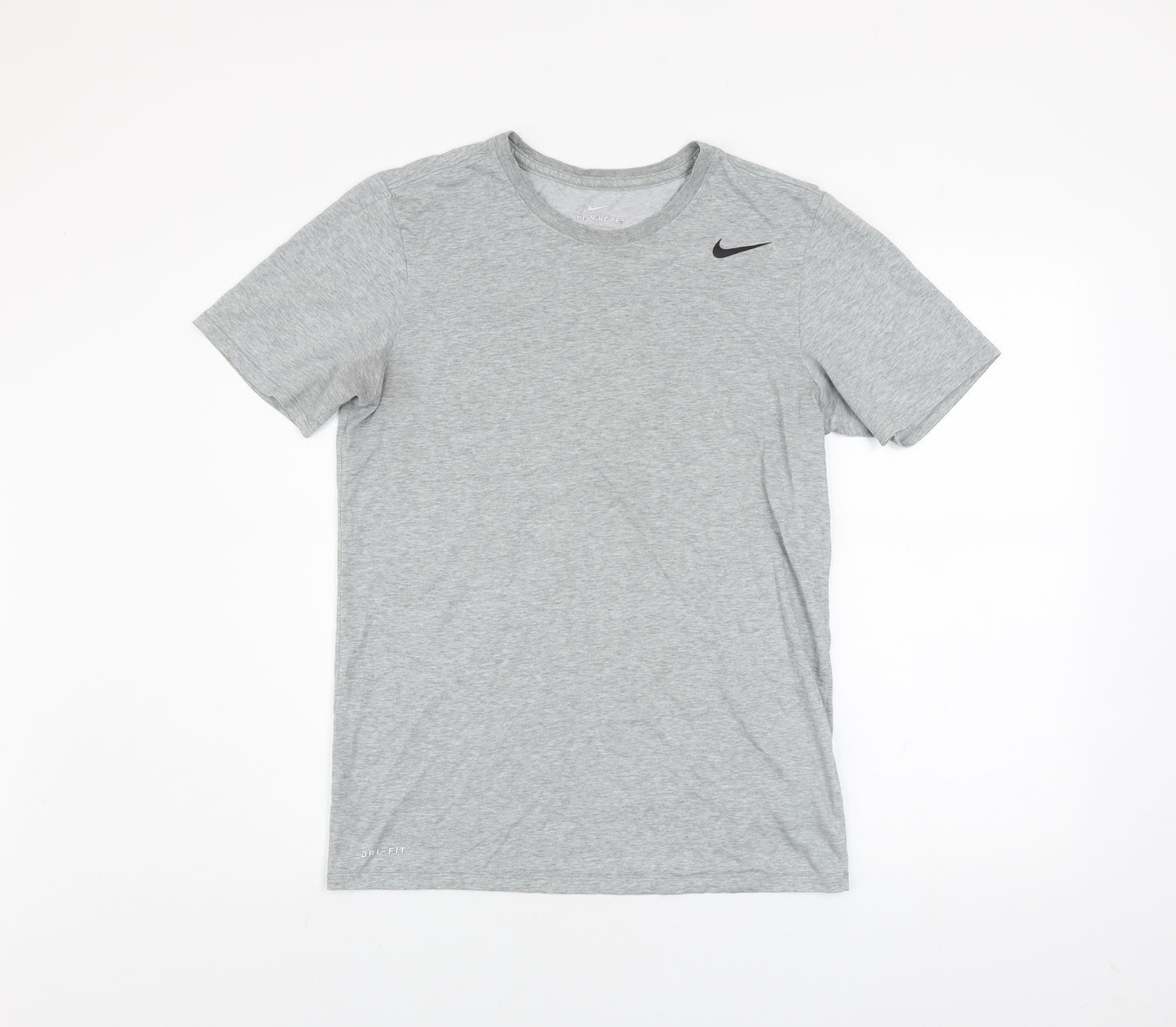 Nike Men's Grey Dri-Fit Athletic T-Shirt Small