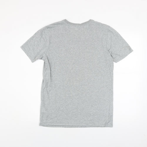 Nike Men's Grey Dri-Fit Athletic T-Shirt Small