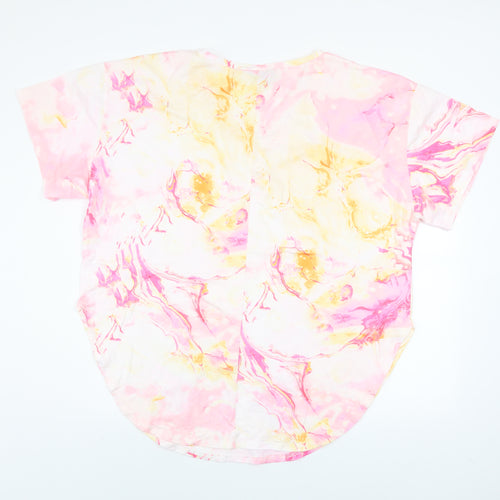 CHICME Womens Multicoloured 4XL V-Neck Short Sleeve T-Shirt