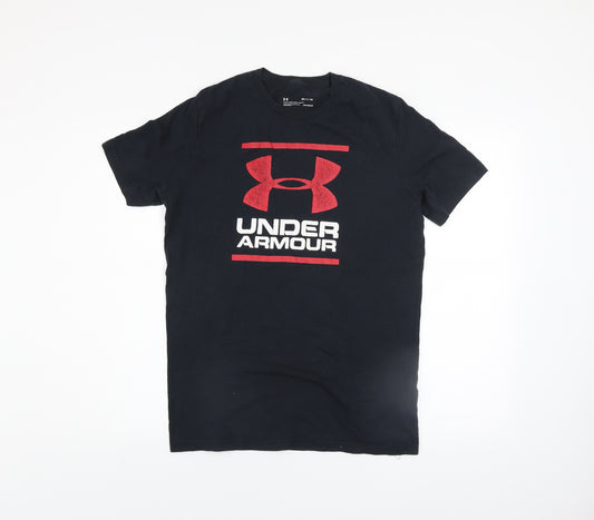 Under Armour Men’s Black Small HeatGear Sports T-Shirt