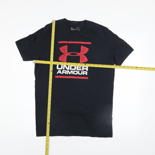 Under Armour Men’s Black Small HeatGear Sports T-Shirt