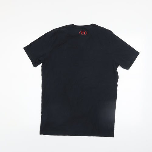 Under Armour Men’s Black Small HeatGear Sports T-Shirt
