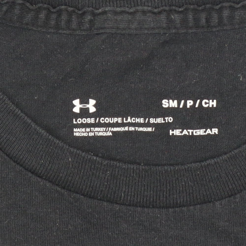 Under Armour Men’s Black Small HeatGear Sports T-Shirt