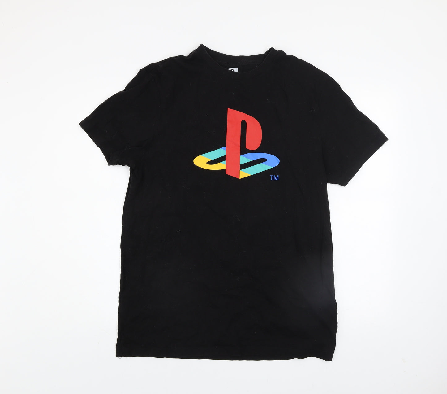 PlayStation Men's Black XL Graphic Gaming T-Shirt Cotton Crew Neck