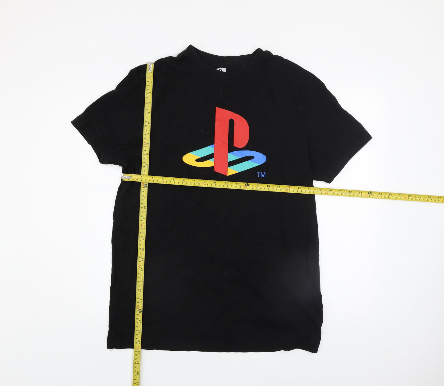 PlayStation Men's Black XL Graphic Gaming T-Shirt Cotton Crew Neck