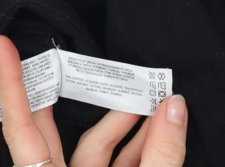 PlayStation Men's Black XL Graphic Gaming T-Shirt Cotton Crew Neck