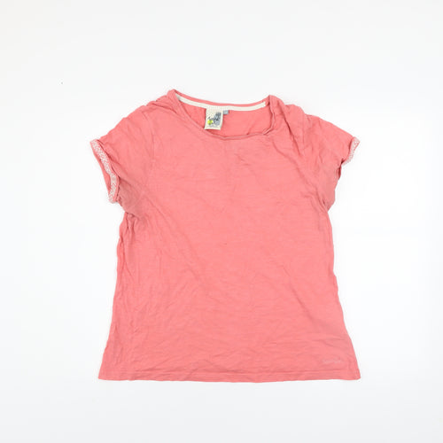 Weird Fish Women’s Pink Organic Cotton T-Shirt Size 14