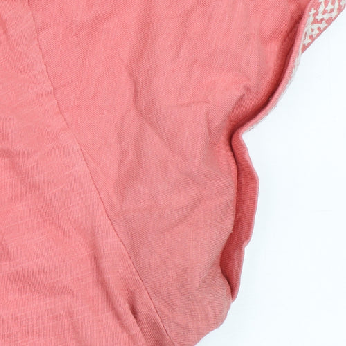 Weird Fish Women’s Pink Organic Cotton T-Shirt Size 14