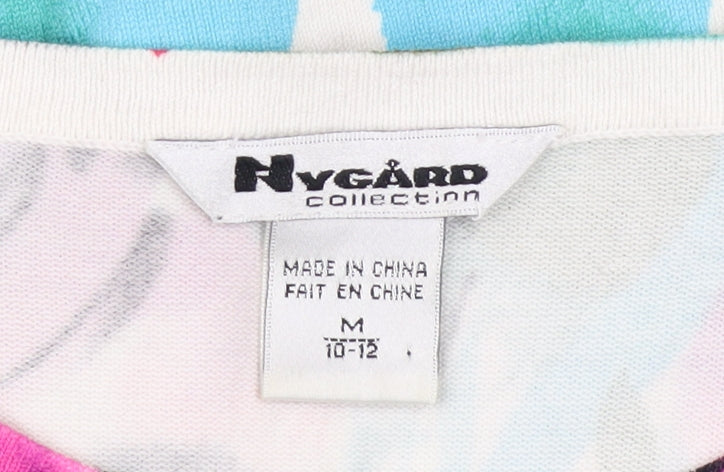 Nygard Collection Women's Multicoloured M Floral Cardigan