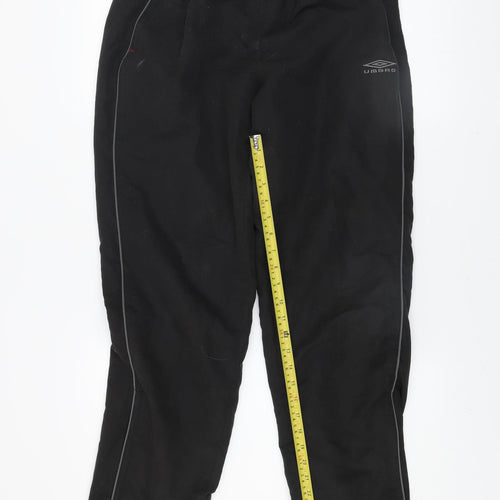 Umbro Men's Black M Jogger Track Pants Polyester Cotton Blend