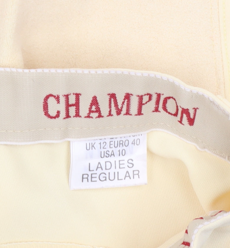 Champion Women’s Beige Nylon Jodhpur Riding Trousers UK 12 Regular