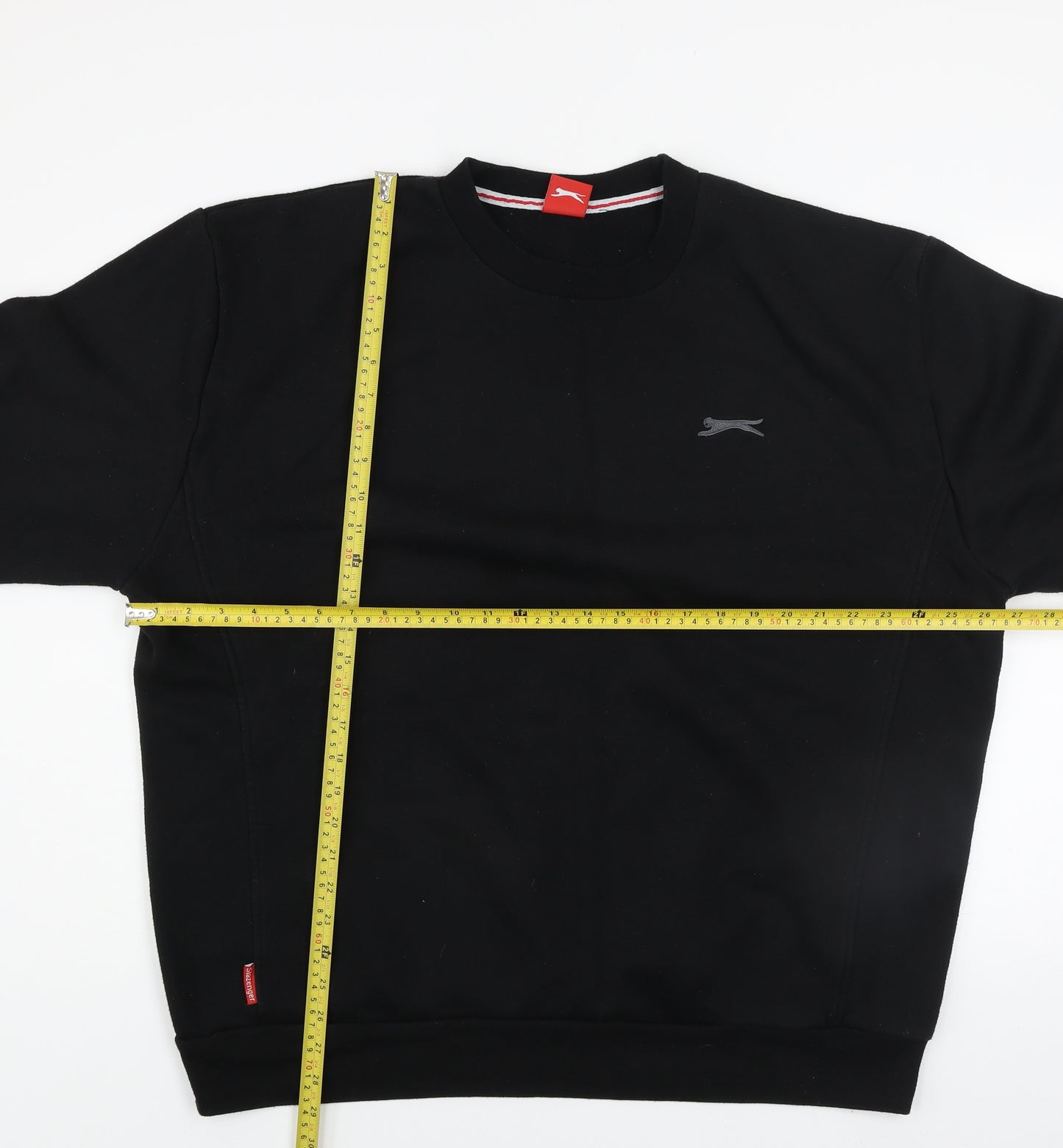 Slazenger Men's Black 2XL Pullover Sweatshirt Crew Neck