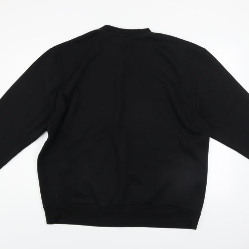 Slazenger Men's Black 2XL Pullover Sweatshirt Crew Neck