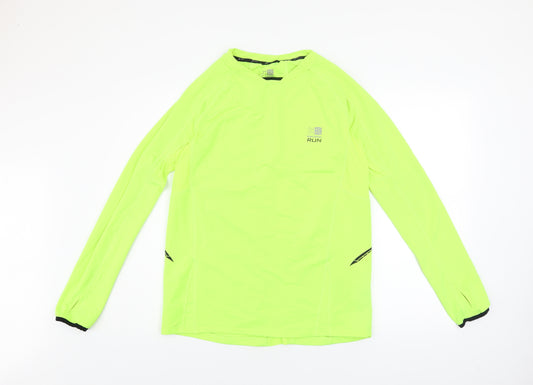 Karrimor Men’s Green X-Lite Long Sleeve Running Top Size M