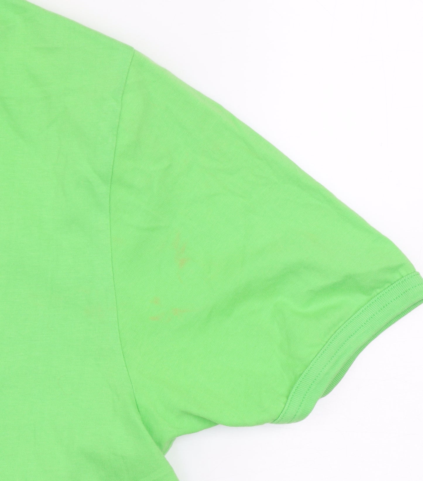 Luke Sport Men's Green Cotton Crew Neck T-Shirt Size L