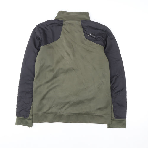 The North Face Boys Green XL Fleece Active Jacket with 1/4 Zip