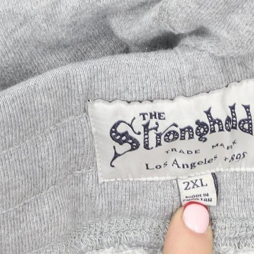 The Stronghold Men's Grey 2XL Jogger Sweatpants Elastic Waist Activewear