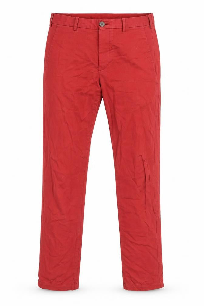 Uniqlo Women’s Red Straight Stretch Jeans Size 10 Regular Fit
