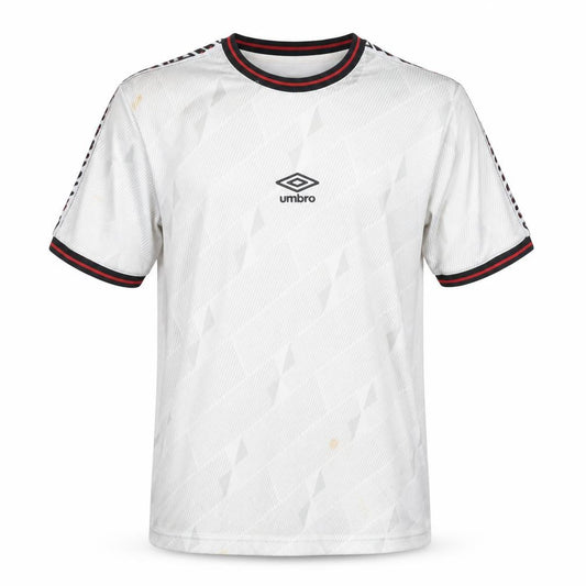 Umbro Men's White Football Jersey T-Shirt Small
